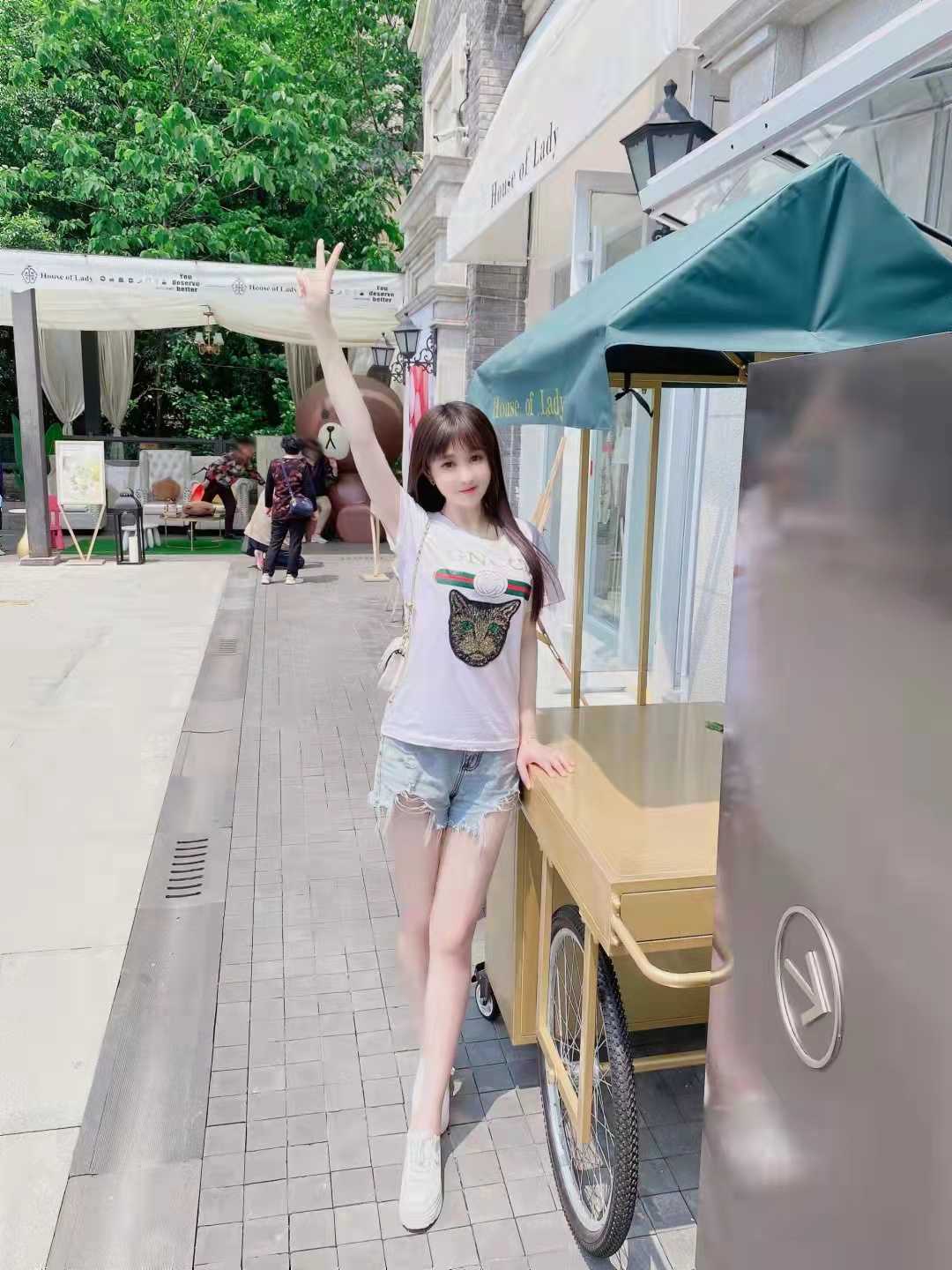 成都动物园附近漂亮小学老师小悦